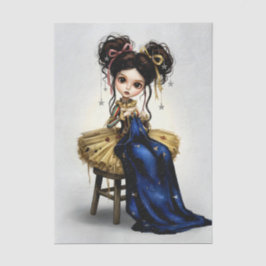 Decoupage Dark Circus Doll 薄葉紙