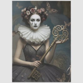 decoupage Dark Poetic Imagery  薄葉紙