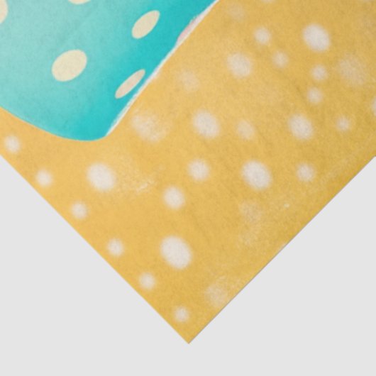 Decoupage Deco Art Kaleidoscopic Teal Woman 薄葉紙 (詳細)