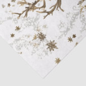 Decoupage Deer Floral Artwork Christmas  薄葉紙 (詳細)