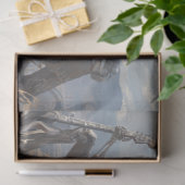 Decoupage Desert Skeleton Fur Feathers Funk Band 薄葉紙 (ギフト)