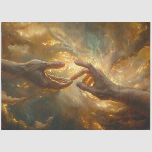 Decoupage Devine Connection Creation Faith Based 薄葉紙 (正面)