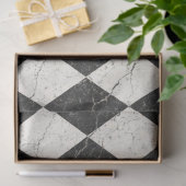 Decoupage Distress Black White Harlequin Backgroun 薄葉紙 (ギフト)