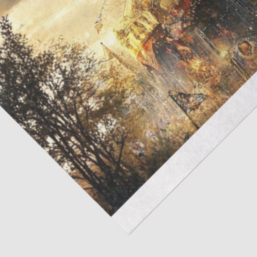 Decoupage Drawer Front Big Top Carnival Panel  薄葉紙 (詳細)