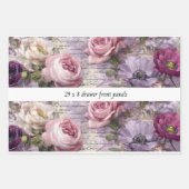 Decoupage Drawer Front Panel French Country Floral ラッピングペーパーシート (正面2)