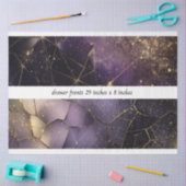 Decoupage Drawer Fronts 29x8 Geometric Cosmic  薄葉紙 (クラフト)