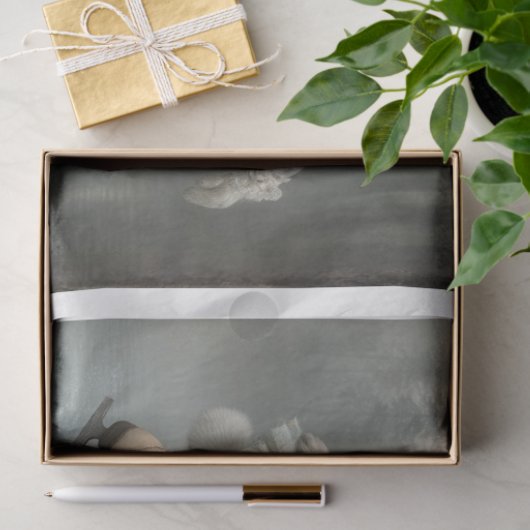 Decoupage Easter Skating Rabbit Duo 11x14 Canvas  薄葉紙 (ギフト)