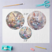 Decoupage Easter Spring 12" & 8" Rounds  薄葉紙 (クラフト)