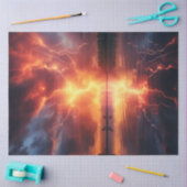 Decoupage Electric Reverie Lightening Show  薄葉紙 (クラフト)