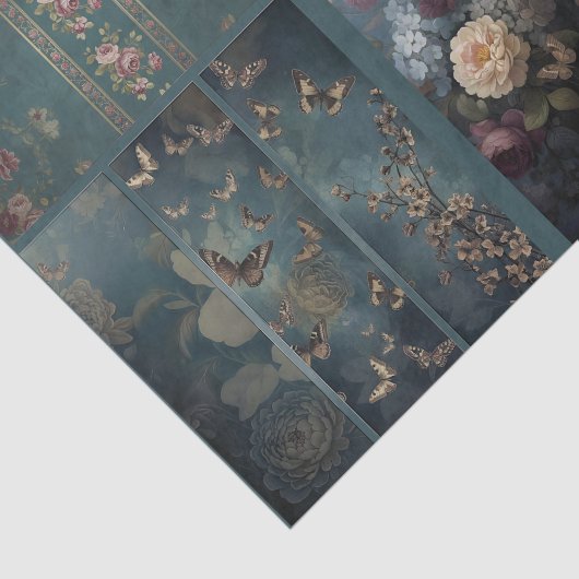 Decoupage/Ephemera Sheet Vitnage Gothic Style 薄葉紙 (詳細)