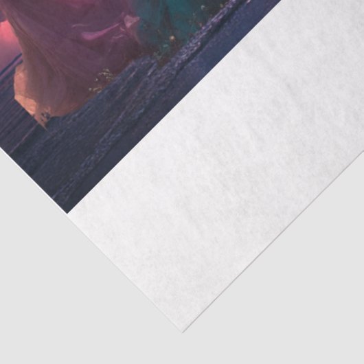 Decoupage Fantasy Dancing Witches 11x14 Canvas 薄葉紙 (詳細)