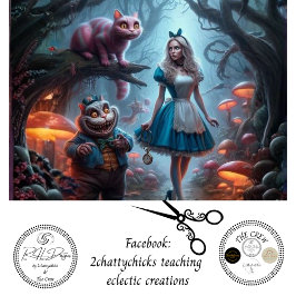 Decoupage Fantasy Girl Enchanted Mushroom Forest 薄葉紙