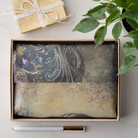 Decoupage Fantasy Royal Mane Horse Portrait 薄葉紙 (ギフト)