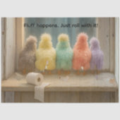 Decoupage Farmhouse Chicks Bathroom Toilet Paper 薄葉紙 (正面)