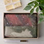 Decoupage Festive Santa Claus Holly Tree 薄葉紙 (ギフト)