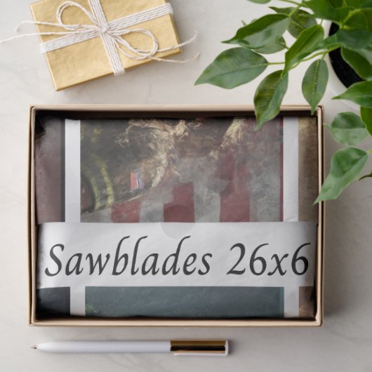 Decoupage Firefighter Tribute Handsaws  薄葉紙 (ギフト)