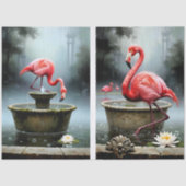 Decoupage Flamingo Collection 薄葉紙 (正面)
