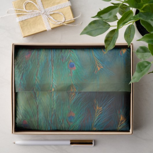 Decoupage Forestry Regal Peacock 薄葉紙 (ギフト)