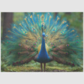Decoupage Forestry Regal Peacock 薄葉紙 (正面)