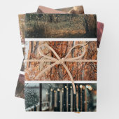 Decoupage Fox Forest Scenes Handsaw Panels  ラッピングペーパーシート (インサイチュ)