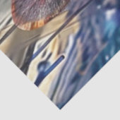 Decoupage French Bulldog Abstract Furniture Art 薄葉紙 (詳細)