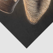 Decoupage French Canadian Steampunk Fox KOBI  薄葉紙 (詳細)