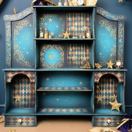 Decoupage Furniture Tissue Stars 薄葉紙