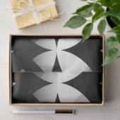 Decoupage Geometric Black White Abstract Pattern  薄葉紙 (ギフト)