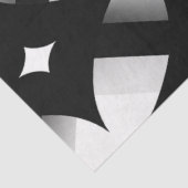 Decoupage Geometric Black White Abstract Pattern  薄葉紙 (詳細)