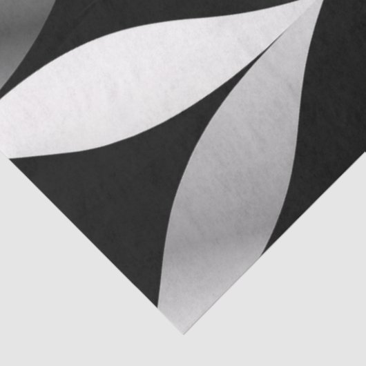 Decoupage Geometric Black White Patterns Contrast  薄葉紙 (詳細)