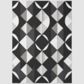 Decoupage Geometric Diamonds Semicircles Abstract 薄葉紙 (正面)