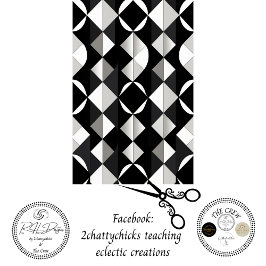 Decoupage Geometric Diamonds Semicircles Abstract  薄葉紙