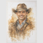 Decoupage Good Sherriff Clay Boone 薄葉紙 (正面)