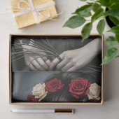 Decoupage Gothic Rose Queen – Dark Romantic Art  薄葉紙 (ギフト)