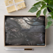 Decoupage Gothic Rose Queen – Dark Romantic Art  薄葉紙 (ギフト)