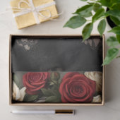 Decoupage Gothic Rose Queen – Dark Romantic Art  薄葉紙 (ギフト)