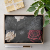 Decoupage Gothic Rose Queen – Dark Romantic Art 薄葉紙 (ギフト)