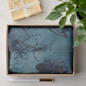 Decoupage Gothic Santa Midnight Sleigh Ride 薄葉紙 (ギフト)