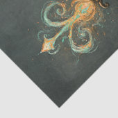 Decoupage Gothic Skeletal Santa  薄葉紙 (詳細)