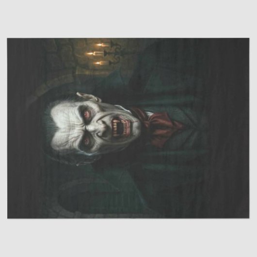 Decoupage Gothic Vampire Art 薄葉紙 (正面)