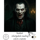 Decoupage Gothic Vampire Art 薄葉紙