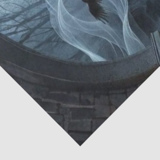 Decoupage Gothic Witch Graveyard Fantasy  薄葉紙 (詳細)