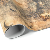 Decoupage Halloween Autumn Bat Moon ラッピングペーパー (ロールコーナー)