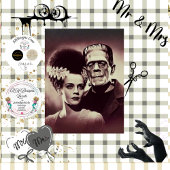 Decoupage Halloween Mr & Mrs. Bolt Horror Duo 薄葉紙