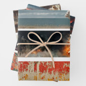 Decoupage Hand Saw Art Western 26x6" Designs  ラッピングペーパーシート (インサイチュ)