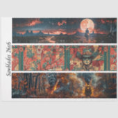 Decoupage Handsaw 26x6" Western Designs 薄葉紙 (正面)