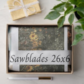 Decoupage Handsaw Design, Cow, Truck, Sunflower 薄葉紙 (ギフト)