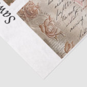 Decoupage Handsaw Design Rose, Peony, Cow 薄葉紙 (詳細)