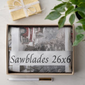 Decoupage Handsaw Papers Red Barn, Church, Truck  薄葉紙 (ギフト)