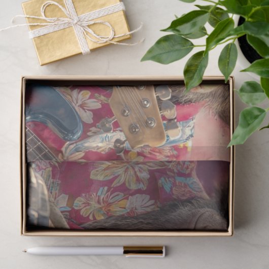 Decoupage Hawaiian Monkey Fur Feather Funk Band 薄葉紙 (ギフト)